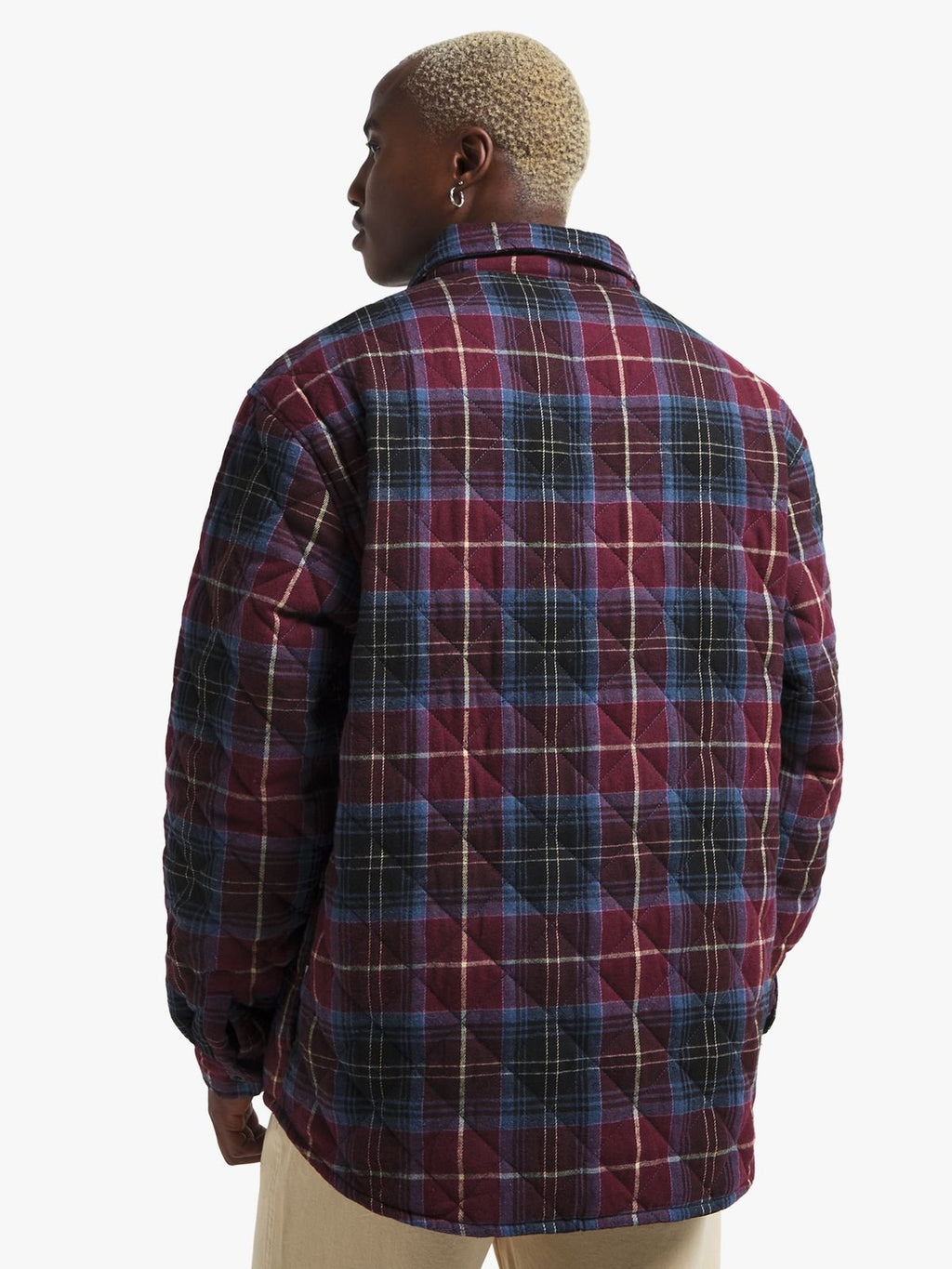 Archive Men's Check Burgundy Shacket
