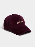 Archive Corduroy Peak Peak Burgundy Cap